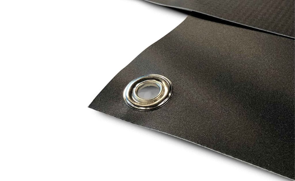 Metal eyelets and hems