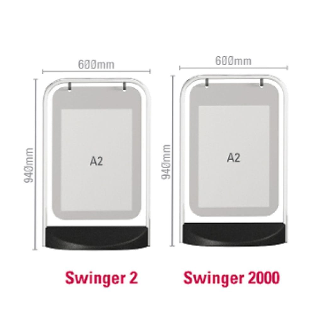 Swinger 2 sign replacement poster pocket