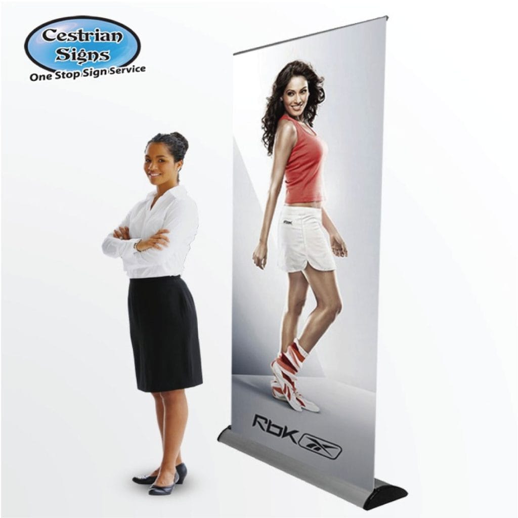 BARRACUDA Pull-up Banner Display Printed 1000mm