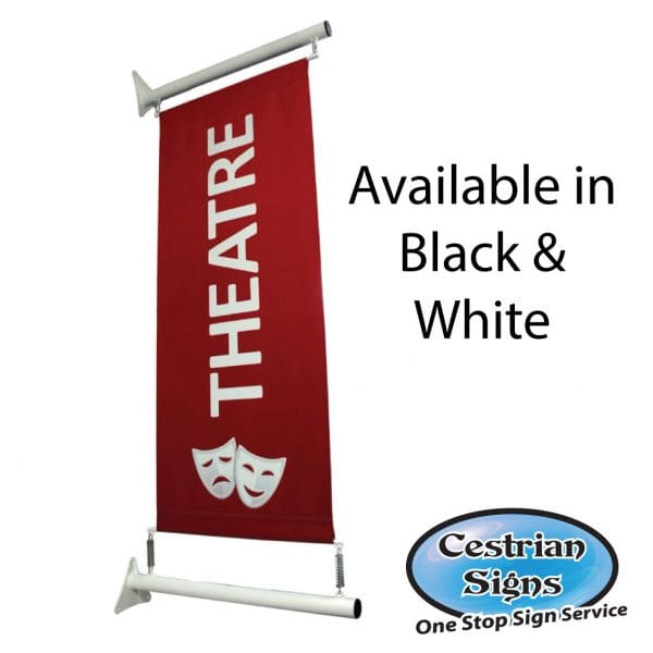 Projecting Wall Mounted Banner System 600 Mm Cestrian Signs
