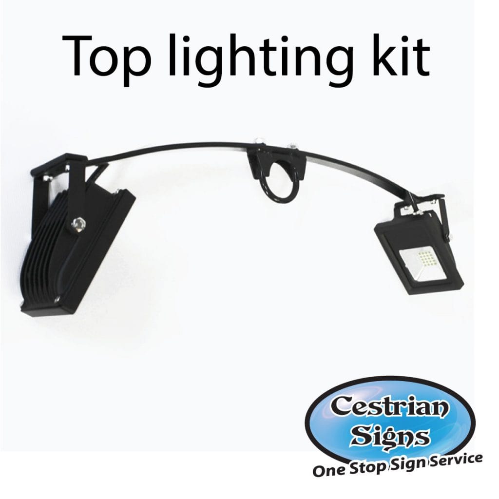 Top- led banner lighting kit