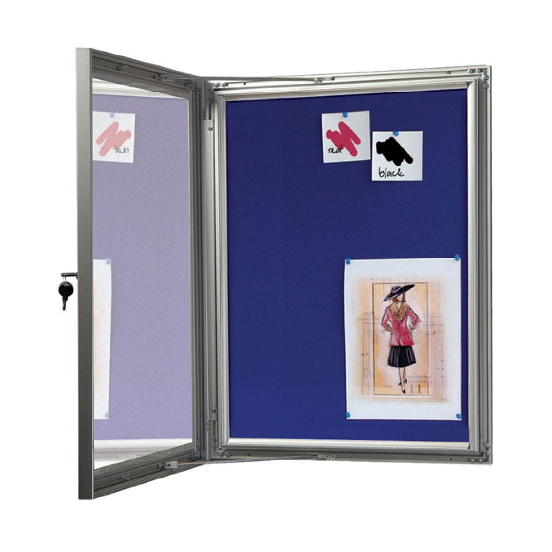 Internal Lockable Notice board Cestrian Signs