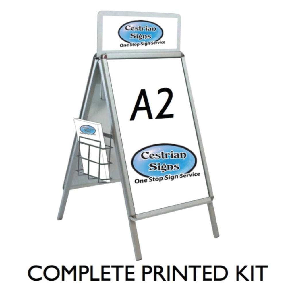 aluminium a board, aluminium pavement sign
