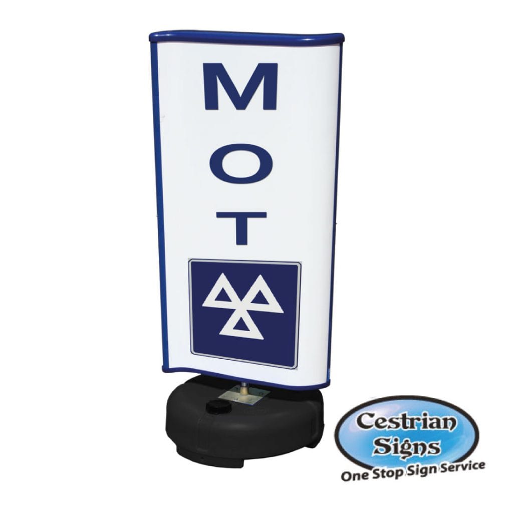 Windvane Rotating Spinning Shop Pavement Forecourt Sign