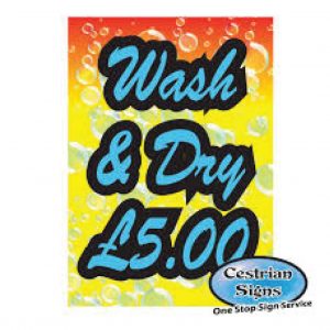 Car Wash And Dry Posters For My A-Board Or Forecourt Sign