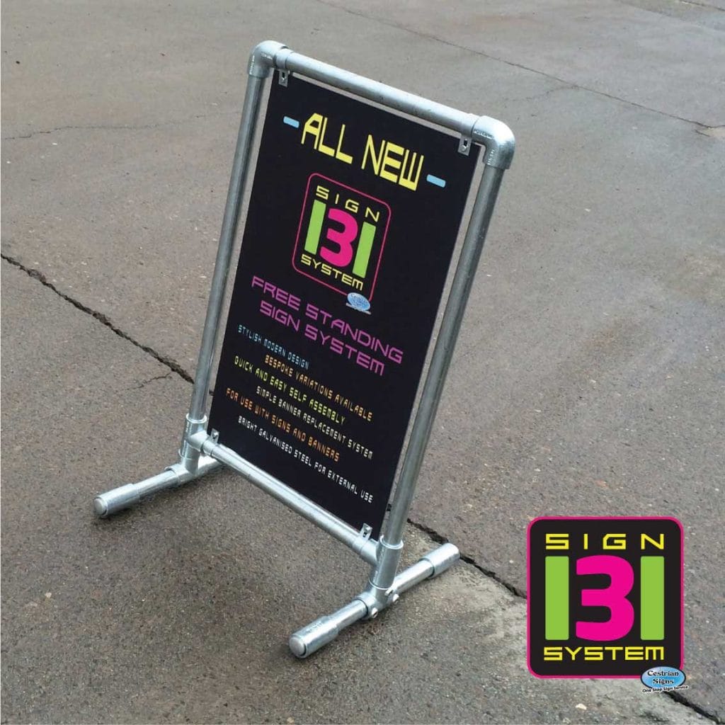 Free Standing Pavement Panel Sign