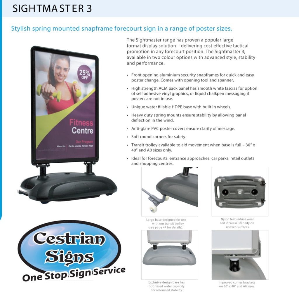 Sightmaster 3 Spec Sheet