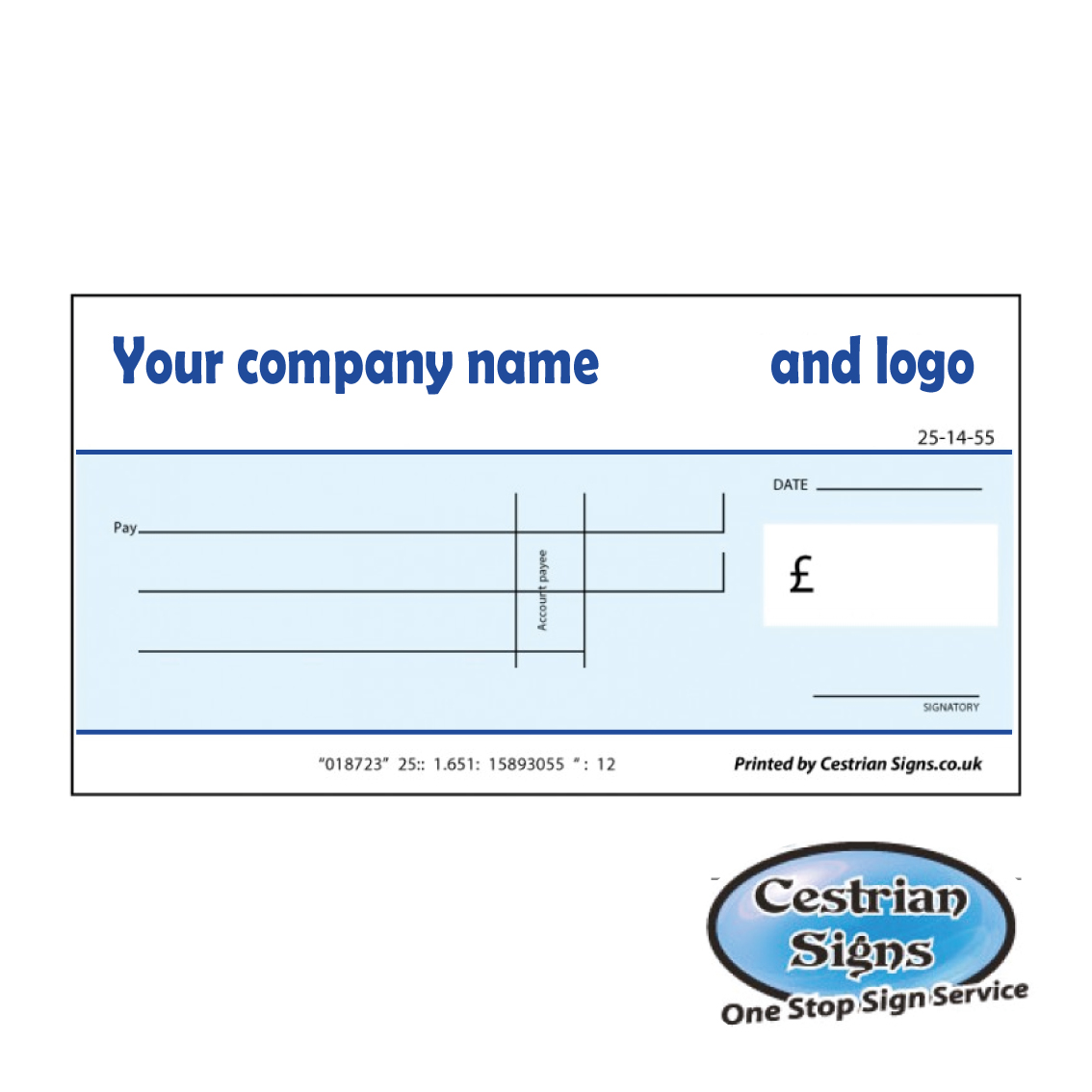 Big cheque for charity Reusable  Cestrian Signs With Regard To Blank Cheque Template Uk