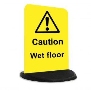 Caution Wet Floor Sign Free Standing Outdoor Sign