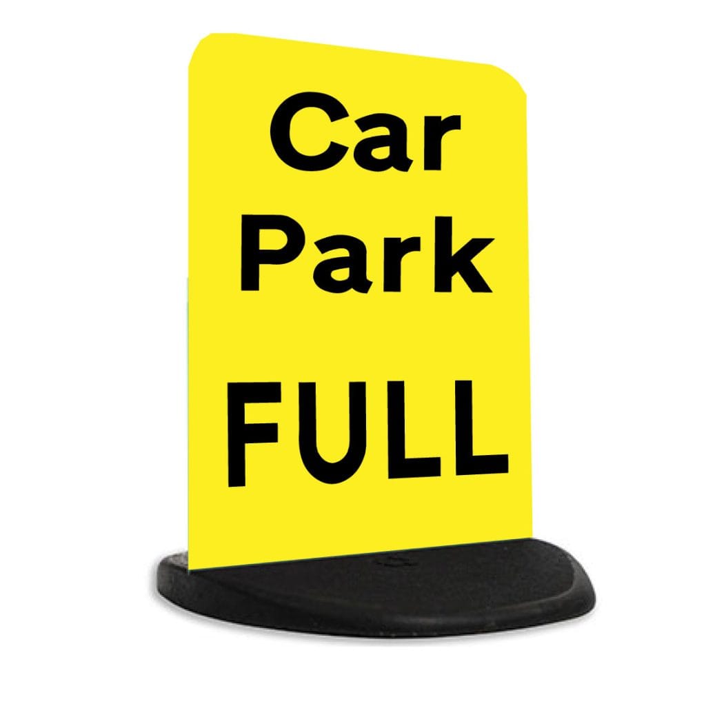 Car park full free standing sign