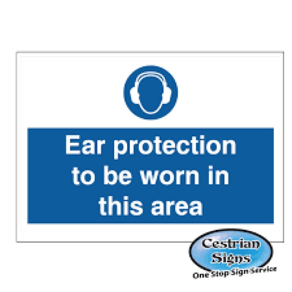 Ear-Protection-Must-Be-Worn-Signage