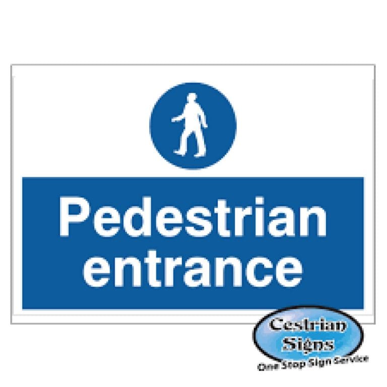 Pedestrian-Entrance-Signs-600mm-X-400mm
