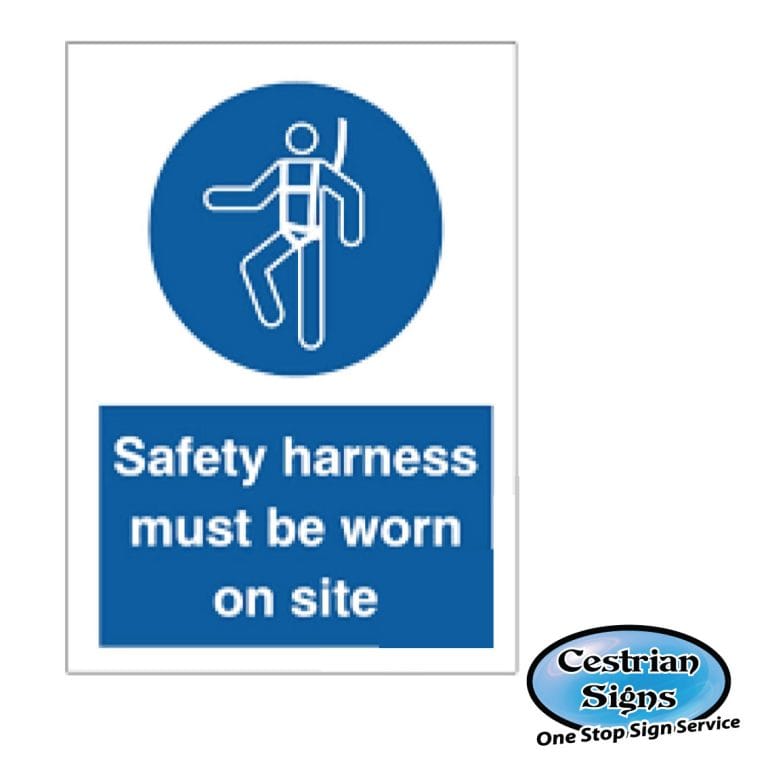 safety-harness-must-be-worn-sign