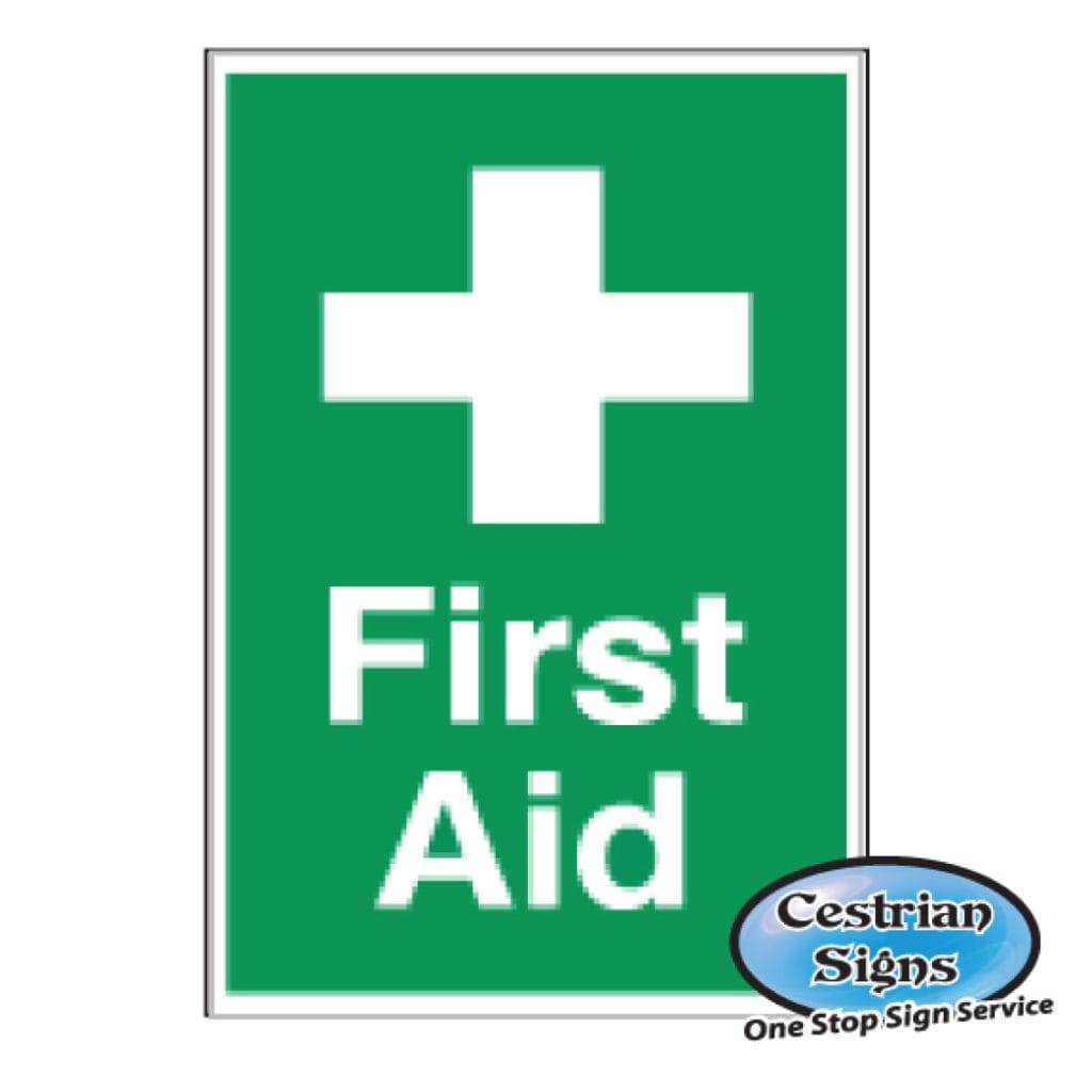 First aid signs 200mm x 300mm