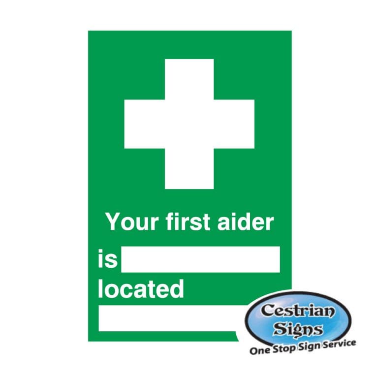 Your First Aider Signs