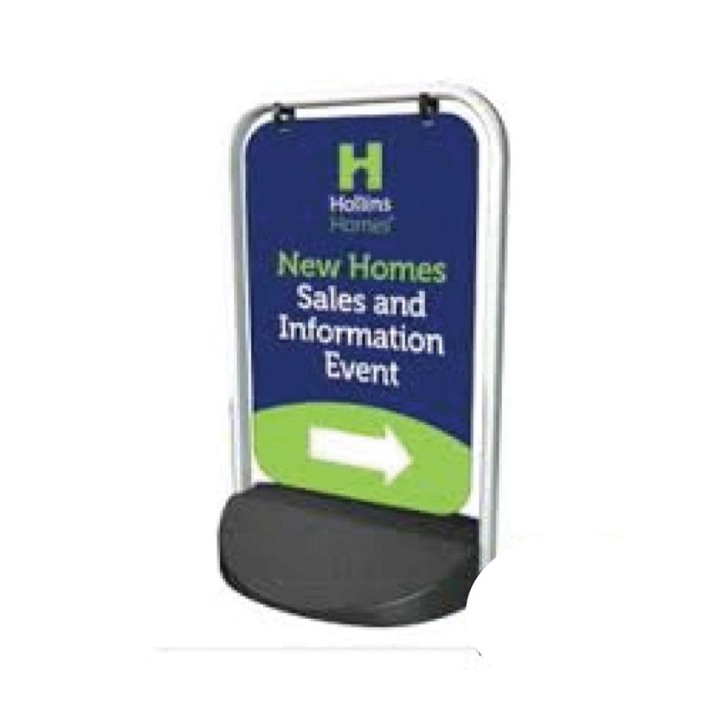 Showhome advertising swing sign