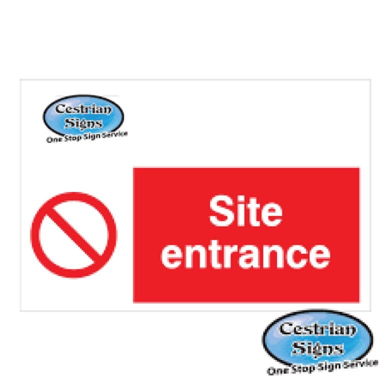 Site Entrance Signs 600mm