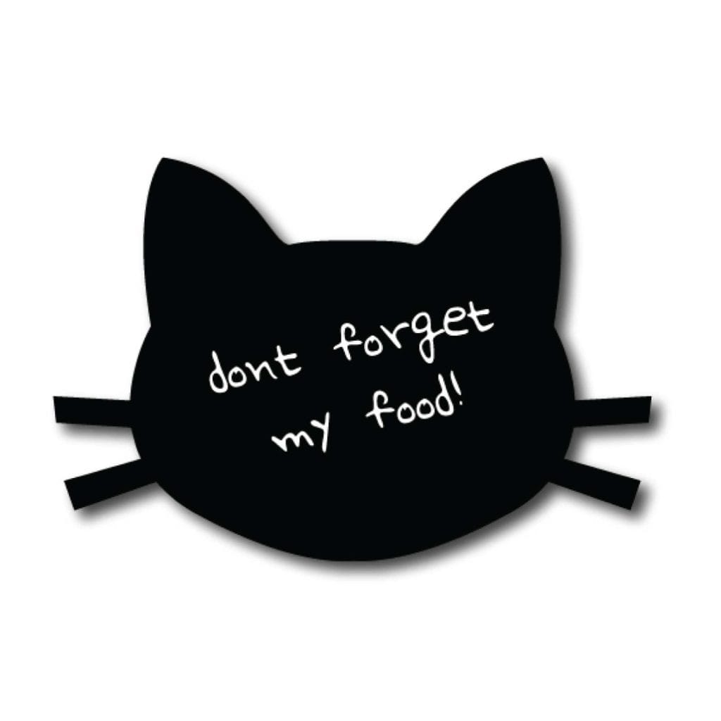 Cat Head Shaped Blackboard