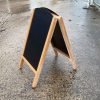 Recycled Plastic Wood Chalk A-Board Sign