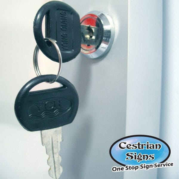 External Notice Board on Aluminium Posts Cestrian Signs