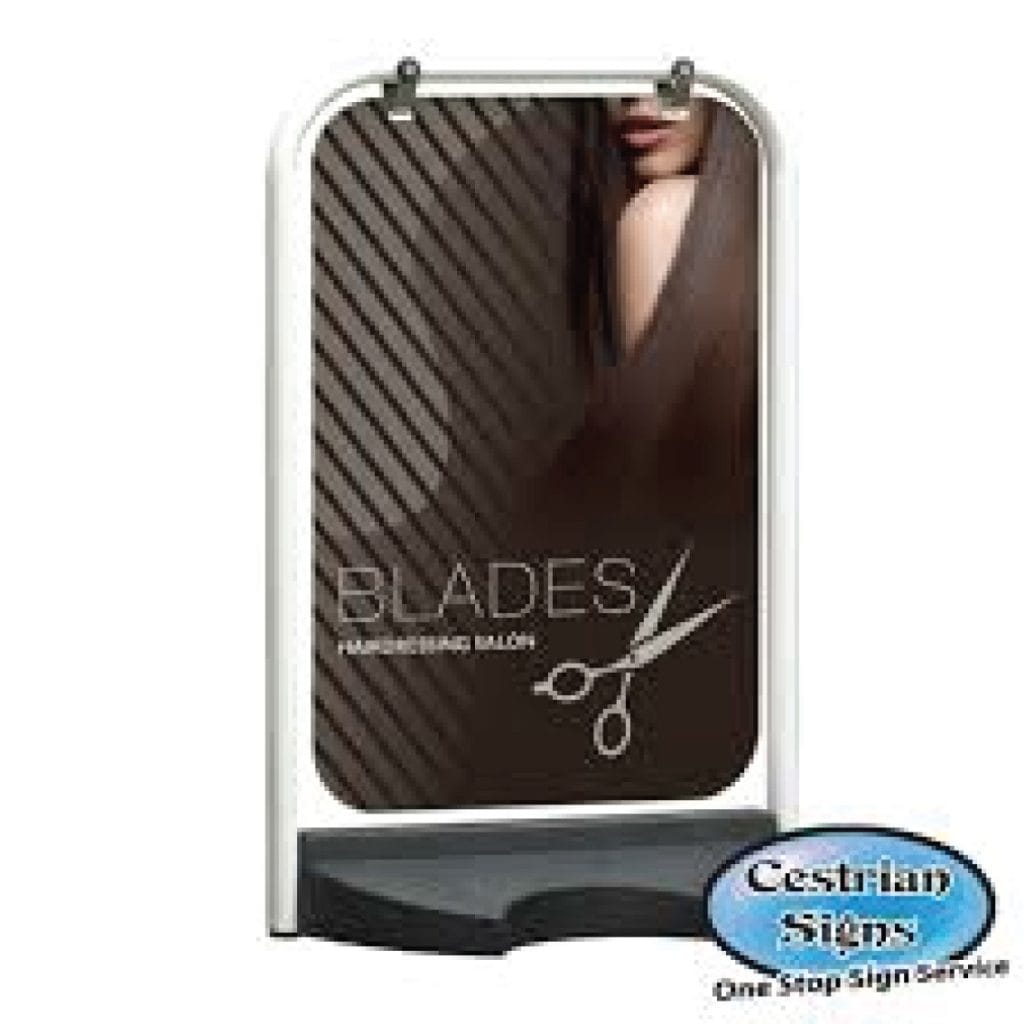 Pavement Swing Sign Grey