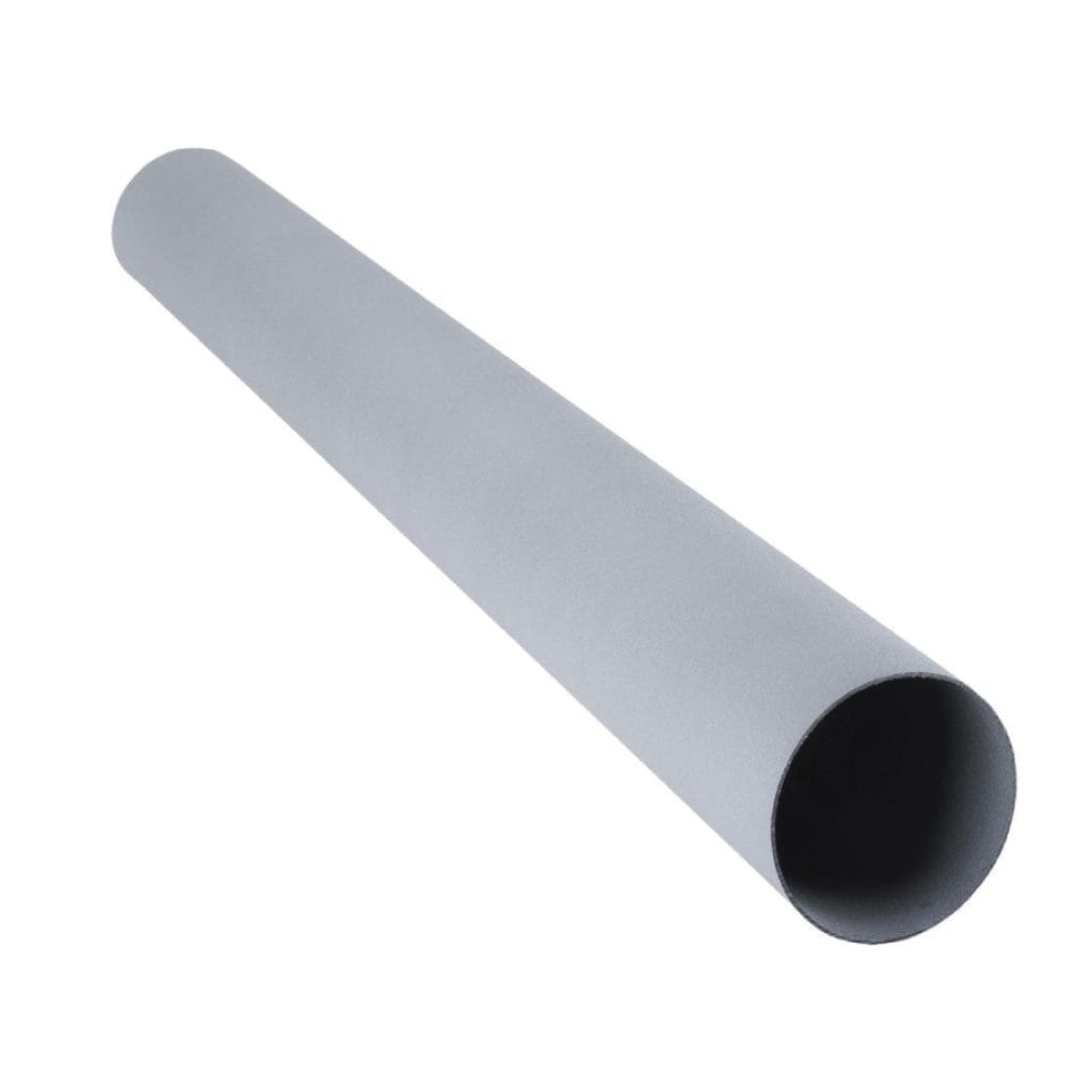 White powder coated aluminium sign pole