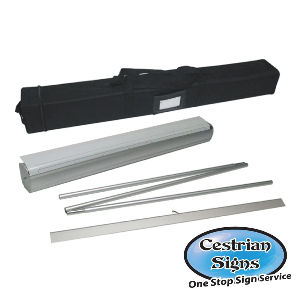 Budget Pull-up Poster Display Stand 800 mm - Image 3