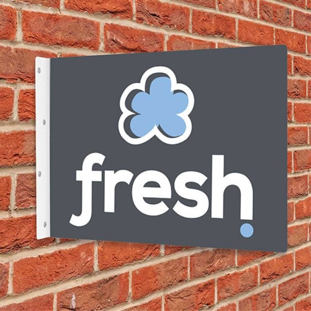 Projecting Shop Sign Rectangular