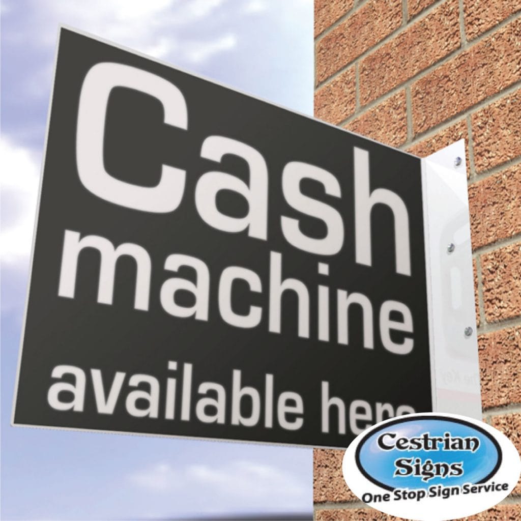 Projecting Shop Sign Rectangular - Cestrian Signs