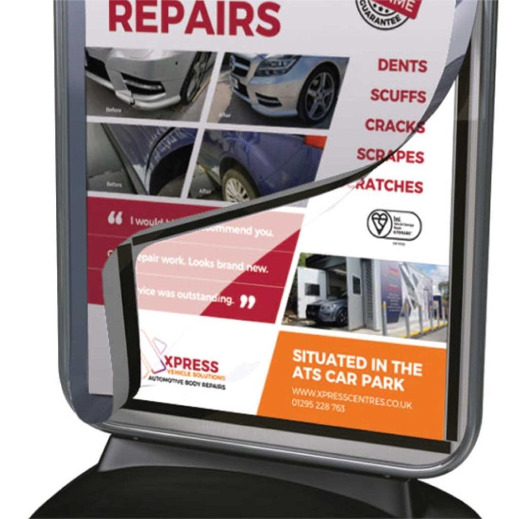 Sentinel Forecourt Sign 40 X 60 poster