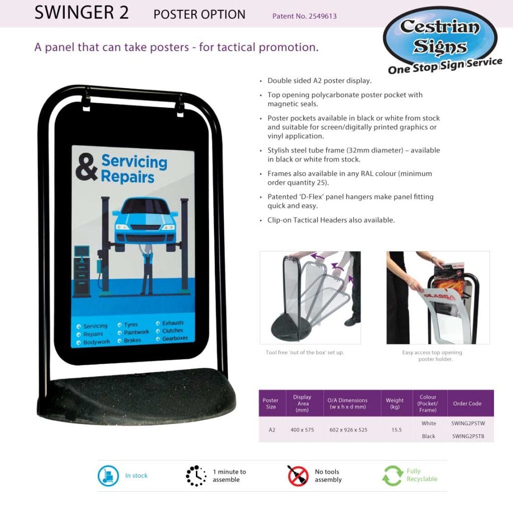 Swinger-2-poster-pocket-sign-detail