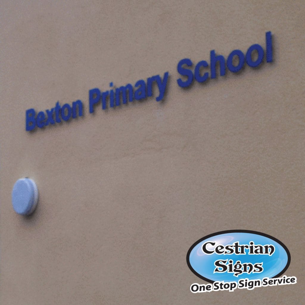 Stand-Off Lettering For Schools
