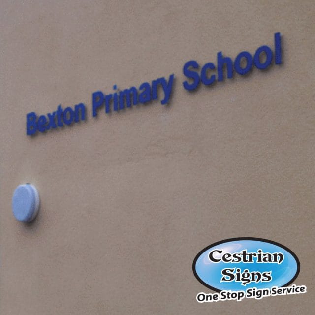 Stand-Off Lettering For Schools