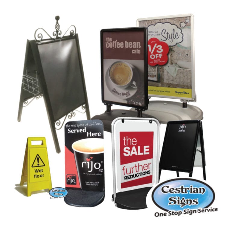 A-Boards Pavement And Forecourt Signs