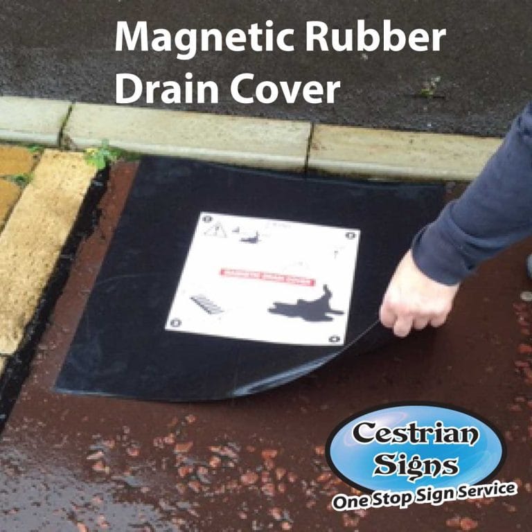 rubber drain cover Cestrian Signs