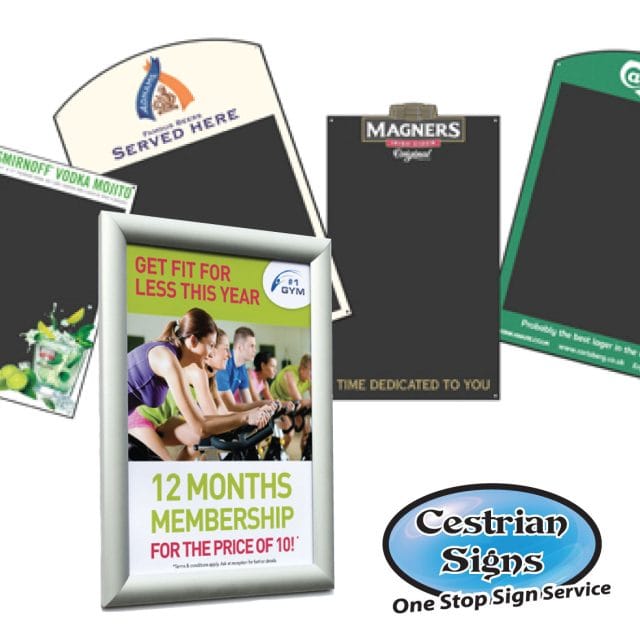 Chalk Boards and Poster Frames