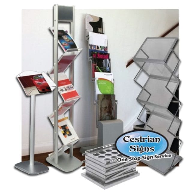 Menu and Brochure Display Stands