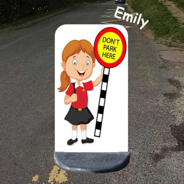 No parking school sign emily