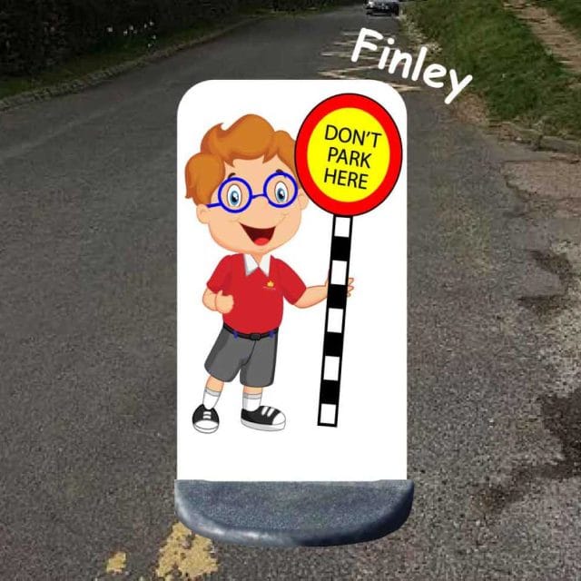 No parking school sign finley