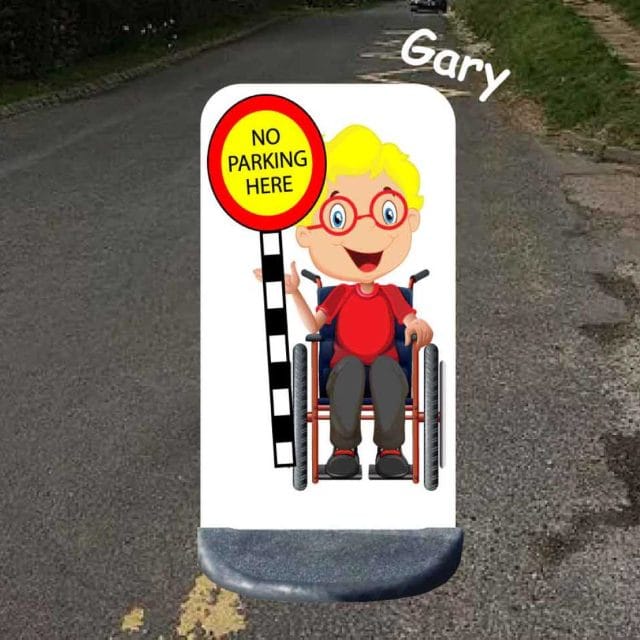 No parking school sign gary