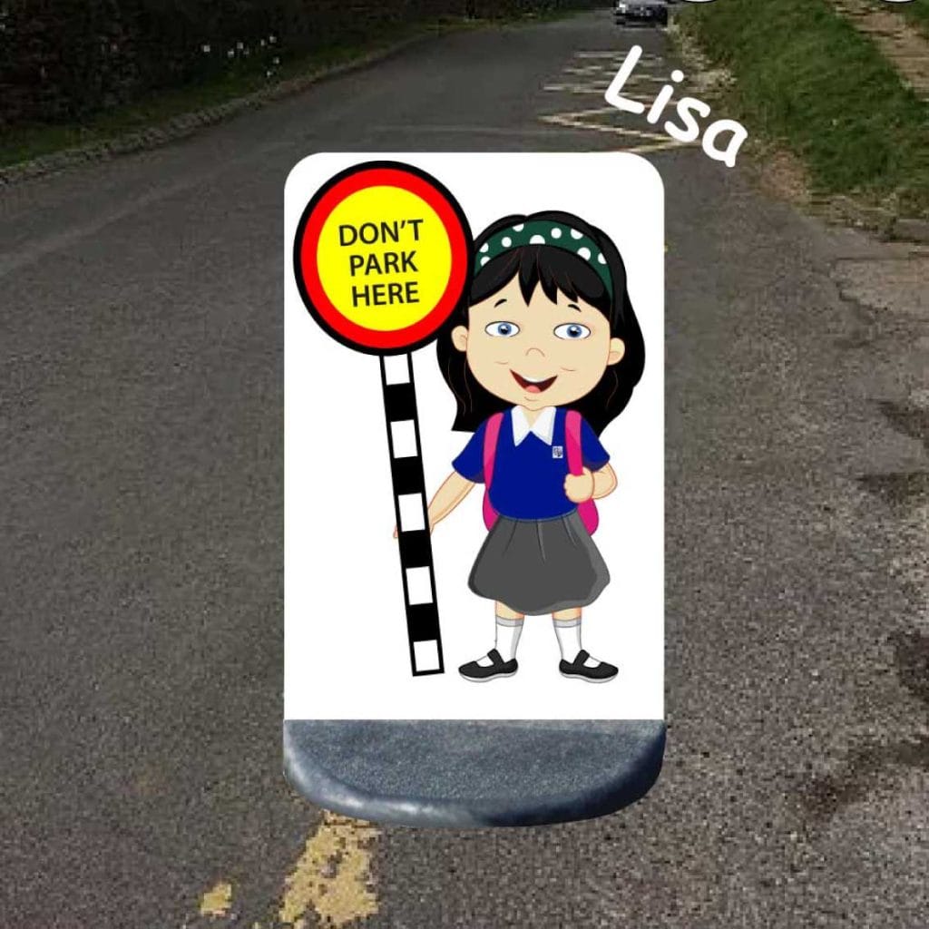 No parking school sign lisa