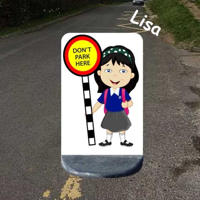 No parking school sign lisa