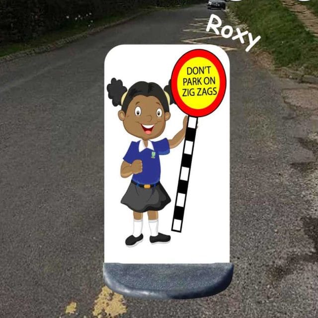 No parking school sign roxy