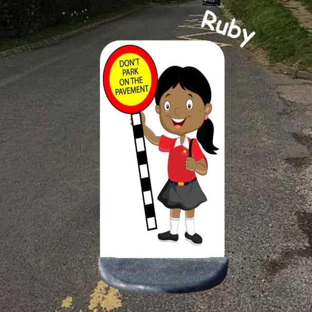 No parking school sign ruby