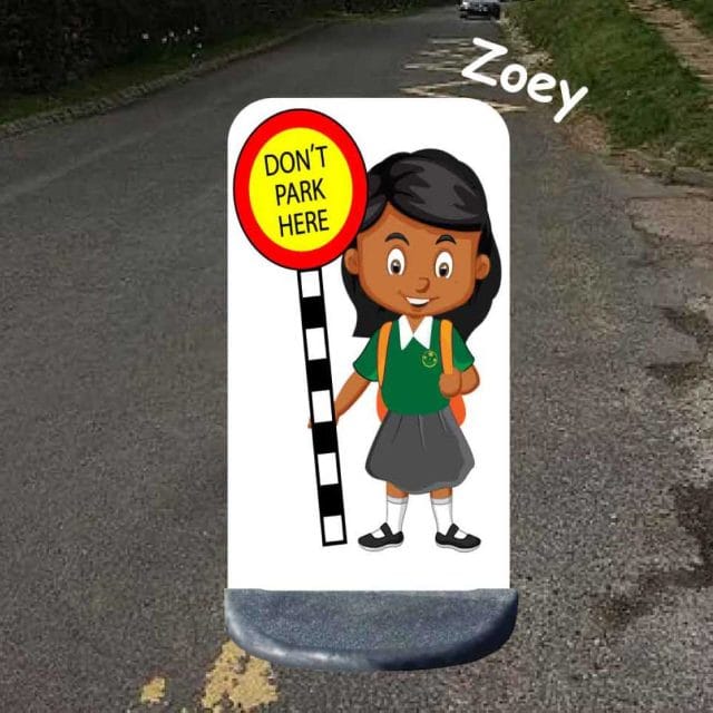 No parking school sign zoey