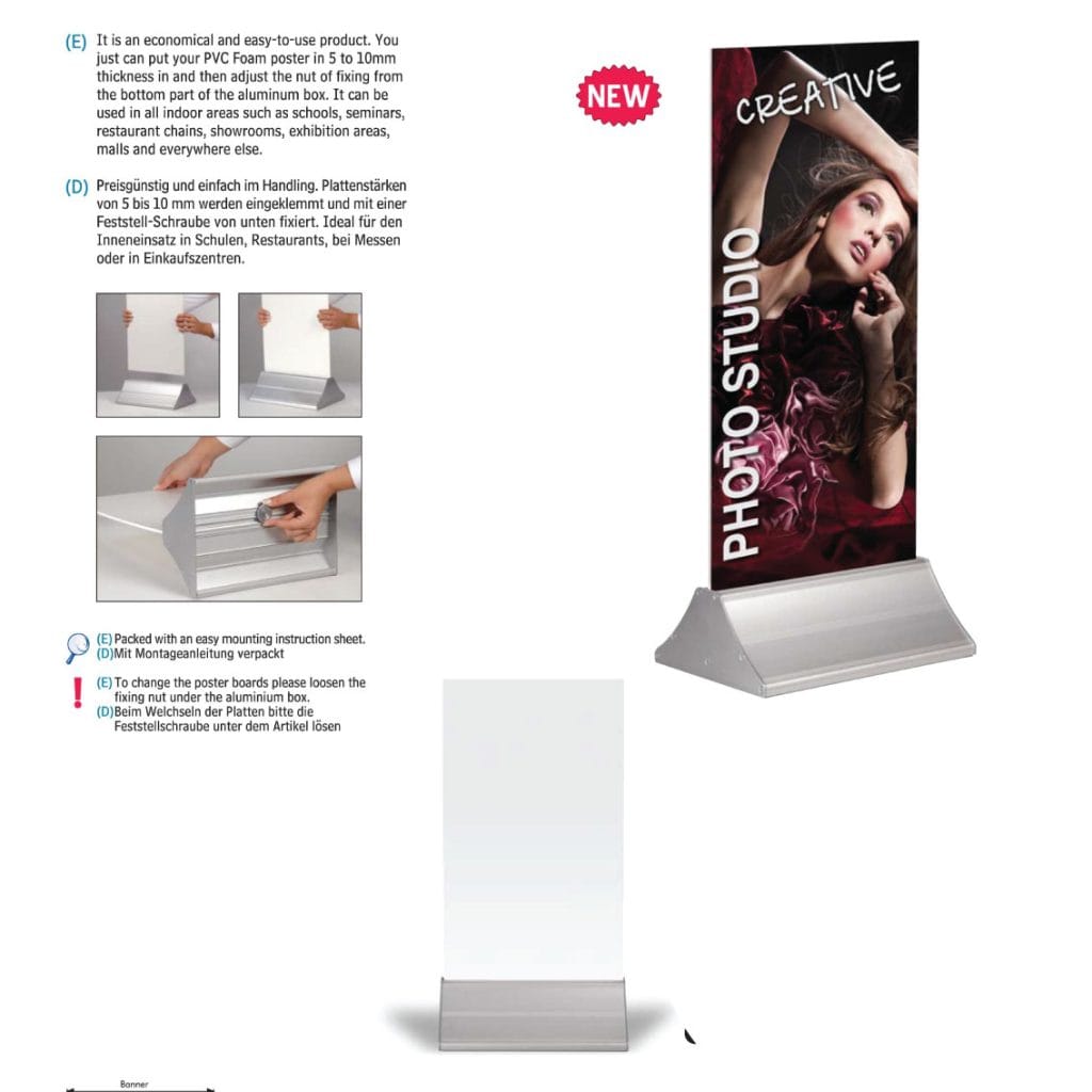 internal free standing sign