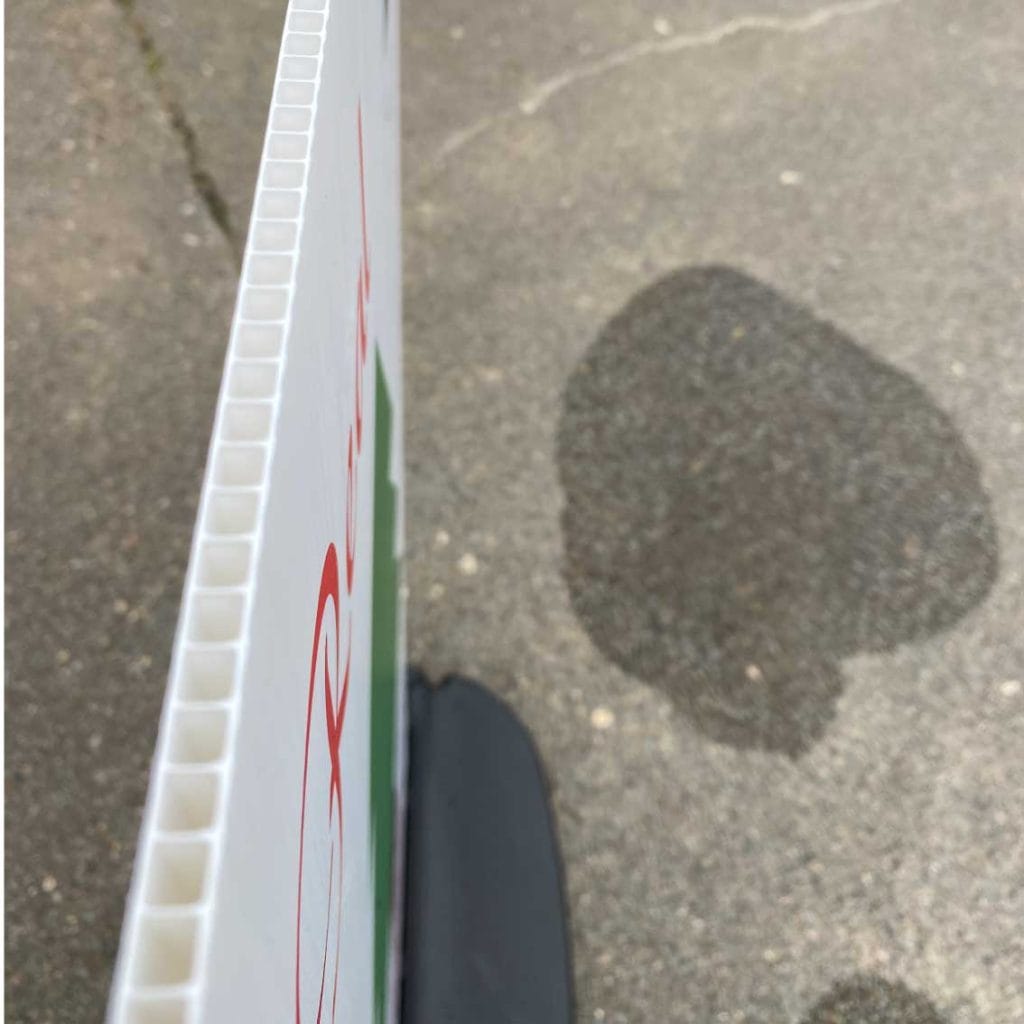 plastic christmas tree signs