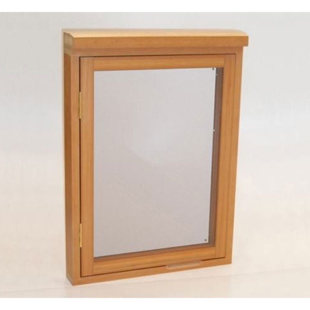 Recycled plastic wood affect notice board portrait