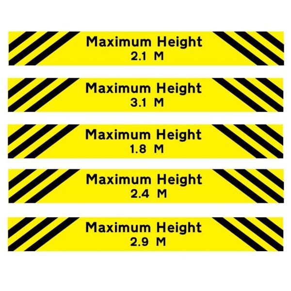 Headroom Height Sign 2.2 metre Cestrian Signs