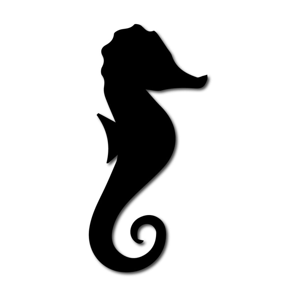 Seahorse shaped chalk board - Image 2
